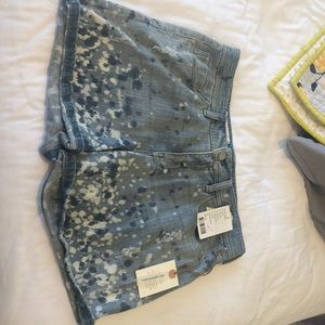 Distressed Jean Shorts